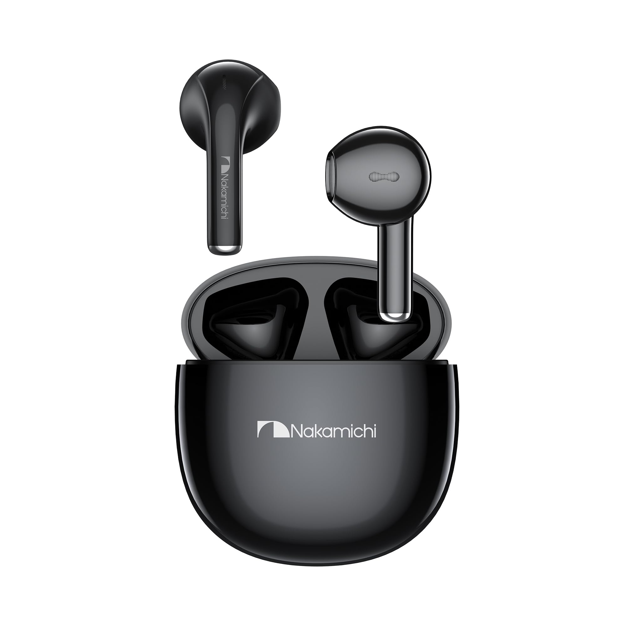 4時間タイムセールHminier Bluetoothイヤホン ブラック Amazon.co.jp: Nakamichi ワイヤレスイヤホン Bluetooth 5.4 13mm